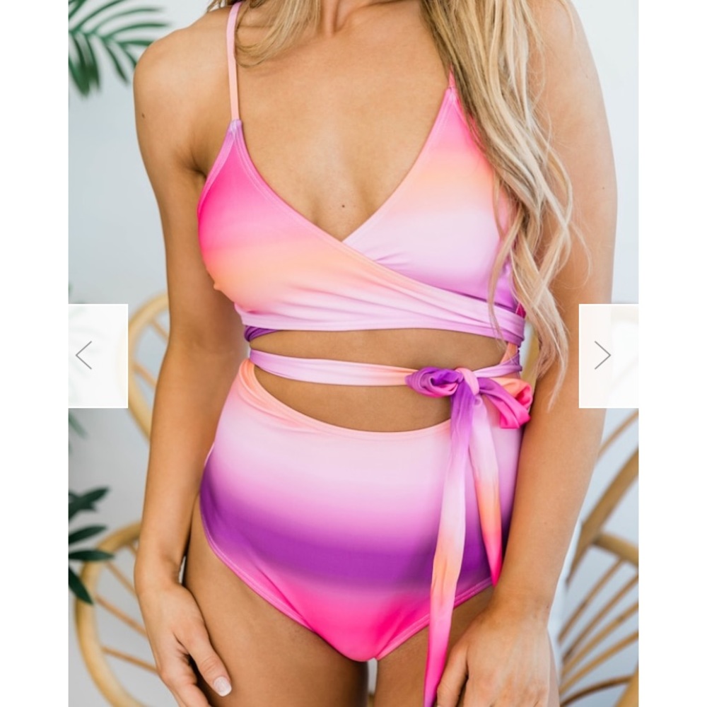 Caribbean Crush Sunset Swimsuit